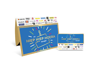 DE Cadeaukaart Hiep Hiep Hoera